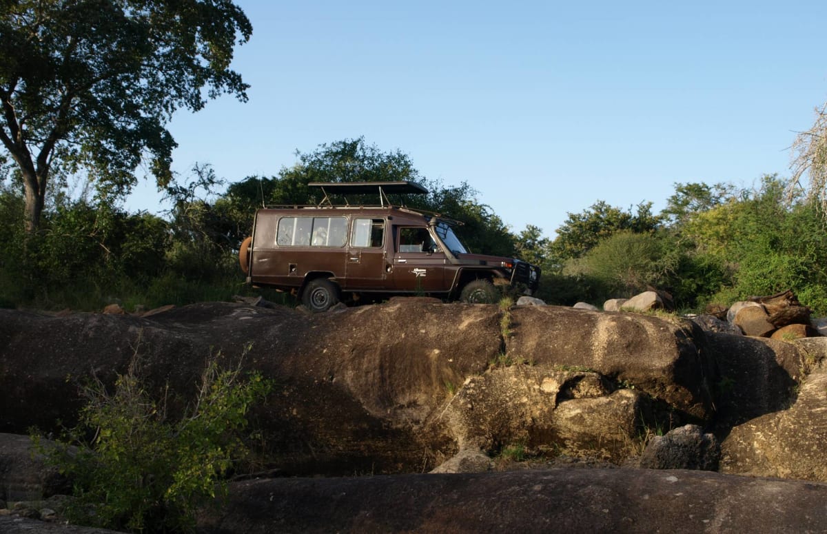 4x4 Safari Vehicle in Mkomazi National Park Safarisoko