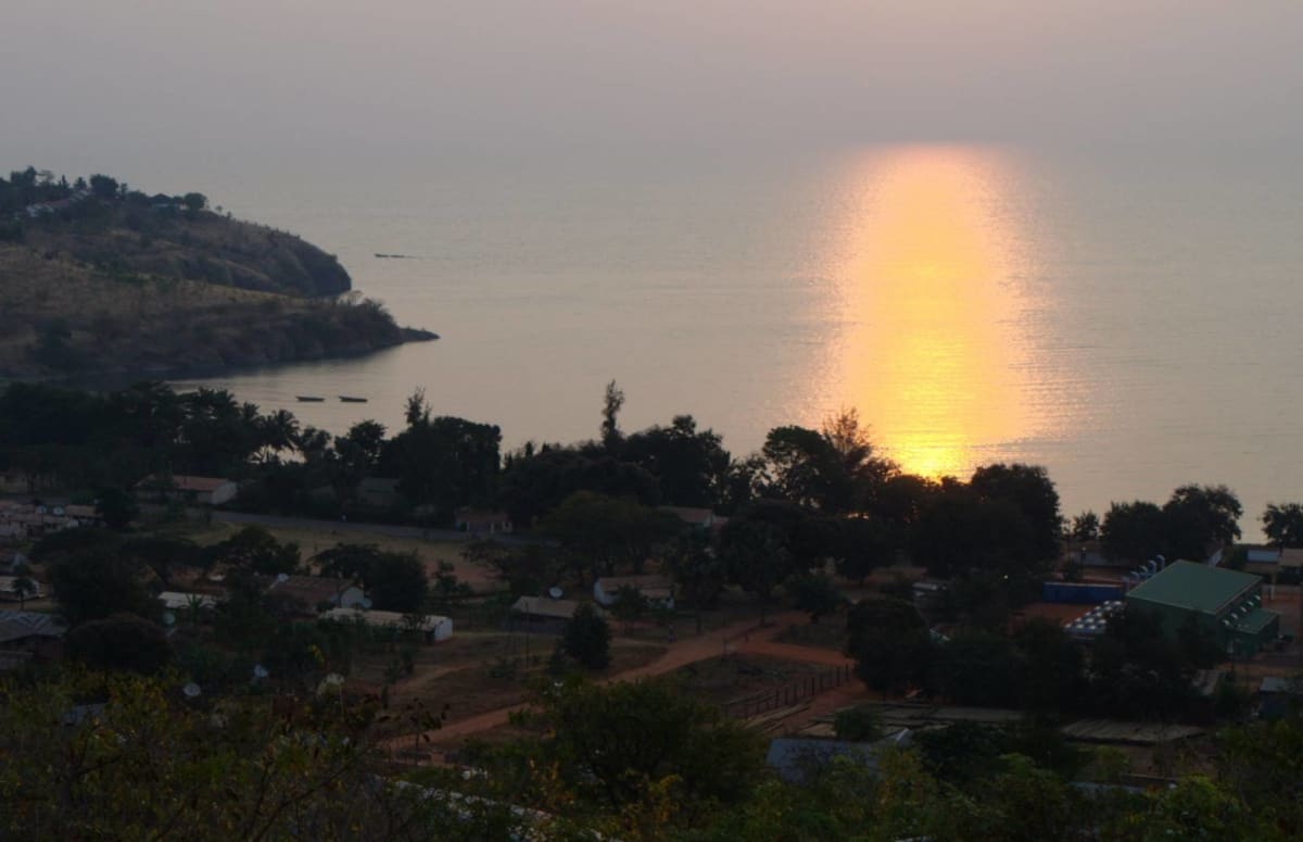 Arial View of Lake Tanganyika Safarisoko