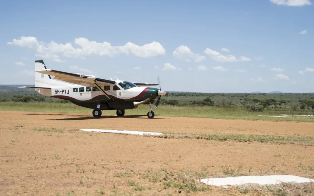 Grumeti Air at Sasakwa Grumeti Airstrip Safarisoko